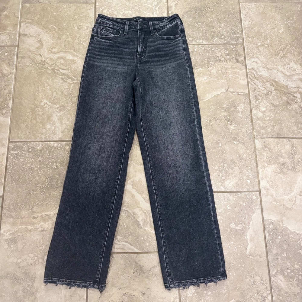 Buckle Black Fit No. 35 Classic Straight Jeans Faded Black Raw BBW1489S 26x30
